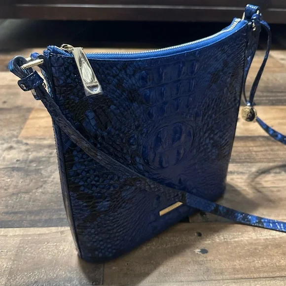 Brahmin Katie Blue Viper Melbourne Crossbody - Picture 7 of 10